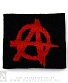 напульсник трикотажный anarchy анархия (символ, черный)