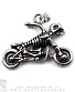 подвес скелет байкера (большой)