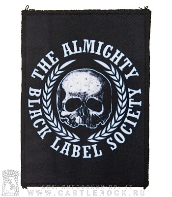 нашивка black label society "the almighty"