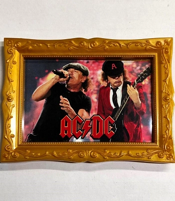 магнит прямоугольный ac/dc angus young и brian johnson (багет)