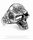 кольцо alchemy gothic (алхимия готик) r122 omega skull