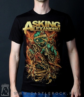 футболка asking alexandria (мумия)