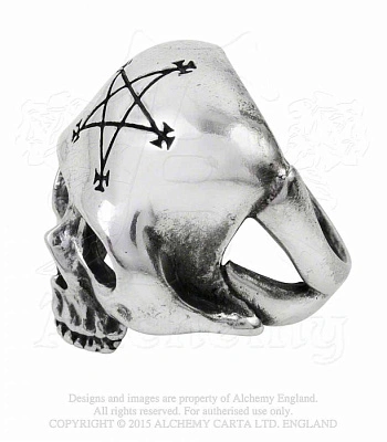 кольцо alchemy gothic (алхимия готик) r204 necrogram rings