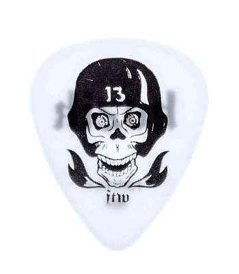медиатор dunlop frank kozik ftw skull bl46r