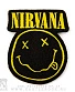 нашивка nirvana (смайл, надпись, вышивка)