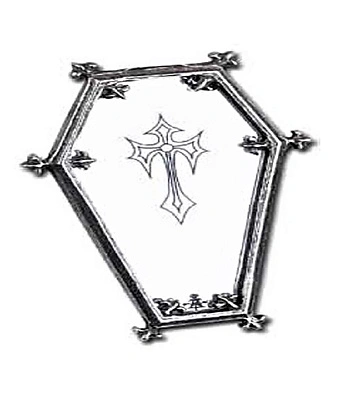 зеркало alchemy gothic (алхимия готик) acm2 coffin (гроб)