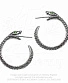 серьги alchemy gothic (алхимия готик) e403 the sophia serpent