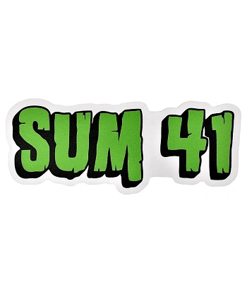 наклейка виниловая sum 41 (лого зеленое)
