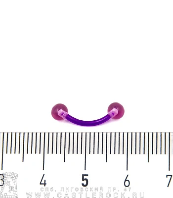 Микробанан Биофлекс с Акриловыми Шариками (фиолетовый) 1,2 х 10 х 4/4