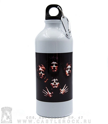 фляга с карабином queen (группа) 600 мл