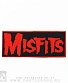 нашивка misfits (надпись красная)
