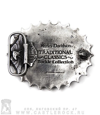 пряжка harley-davidson (орел, мотоцепь)