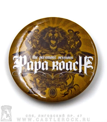 значок papa roach "the paramour sessions"