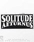 нашивка solitude aeturnus (лого белое)