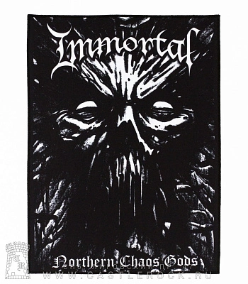 нашивка на спину immortal "northern chaos gods"