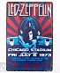 табличка led zeppelin "chicago stadium fri july 6 1973"