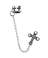 серьга кафф alchemy gothic (алхимия готик) e195 cross