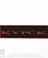 нашивка kypck (красная надпись)