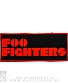 нашивка foo fighters (лого красное)