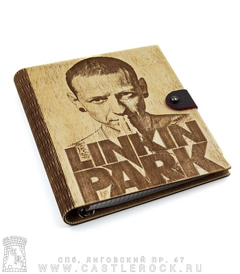 блокнот с разъемными кольцами linkin park chester bennington