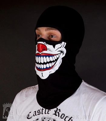 шапка балаклава клоун (синие десны)