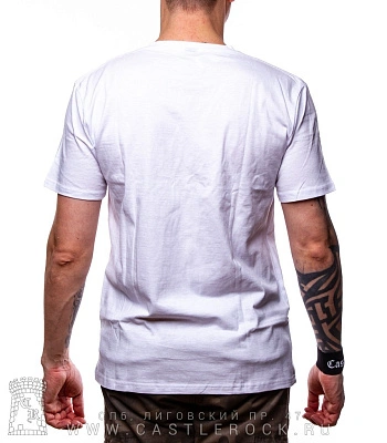 футболка metallica "nothing else matters" (змея, белая)