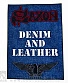 нашивка на спину saxon "denim and leather"