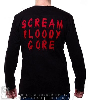 футболка death "scream bloody gore" д/р
