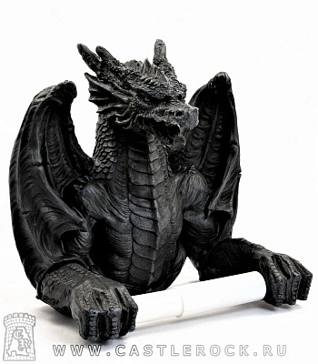 держатель для туалетной бумаги дракон