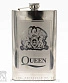 фляга стальная с гравировкой queen (герб) 10 oz