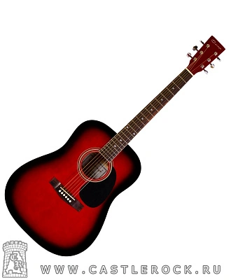 акустическая фолк-гитара caraya f630-rds