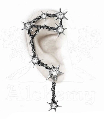 серьга кафф alchemy gothic (алхимия готик) e374 daughters of darkness