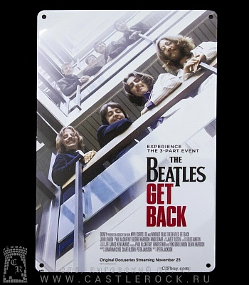 табличка beatles "get back"