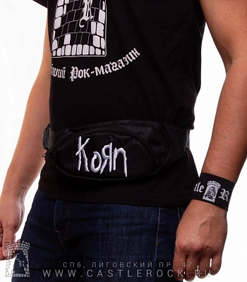 сумка на пояс с вышивкой korn
