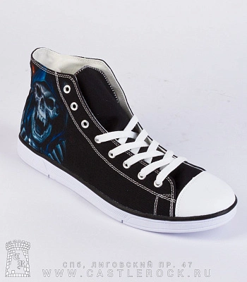 кеды скелет в капюшоне