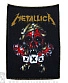 нашивка metallica "xxx" (череп в крови)
