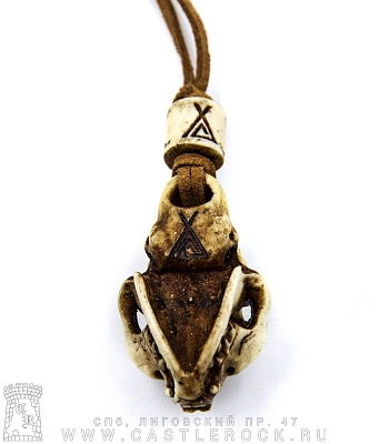 подвес череп кошки (детализированный)