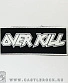 нашивка overkill (лого белое)