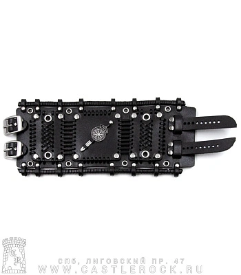 напульсник кожаный стимпанк черный (bspkv-1) меч и агисхьяльм шлем ужаса