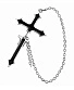 серьга alchemy gothic (алхимия готик) e280 impalare cross