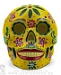 статуэтка череп расписной santa muerte (желтый)