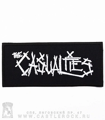 нашивка термо casualties (лого, вышивка)