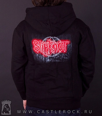 балахон на молнии slipknot "all hope is gone" (принт спереди)