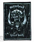 нашивка на спину motorhead "kiss of death"