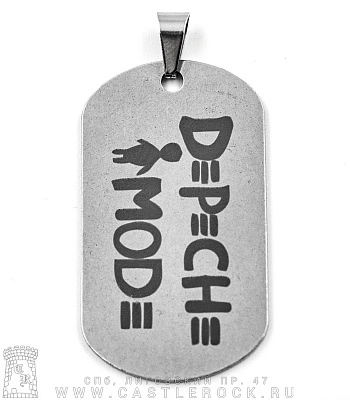 жетон с гравировкой depeche mode