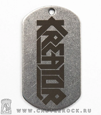 жетон с гравировкой kreator