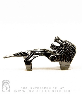 кольцо-коготь волк (оскал)