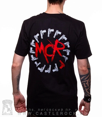 футболка my chemical romance (группа, принт большой)