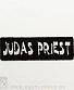 нашивка термо judas priest (надпись белая, вышивка)