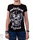 женская футболка motorhead "england" (ч/б)